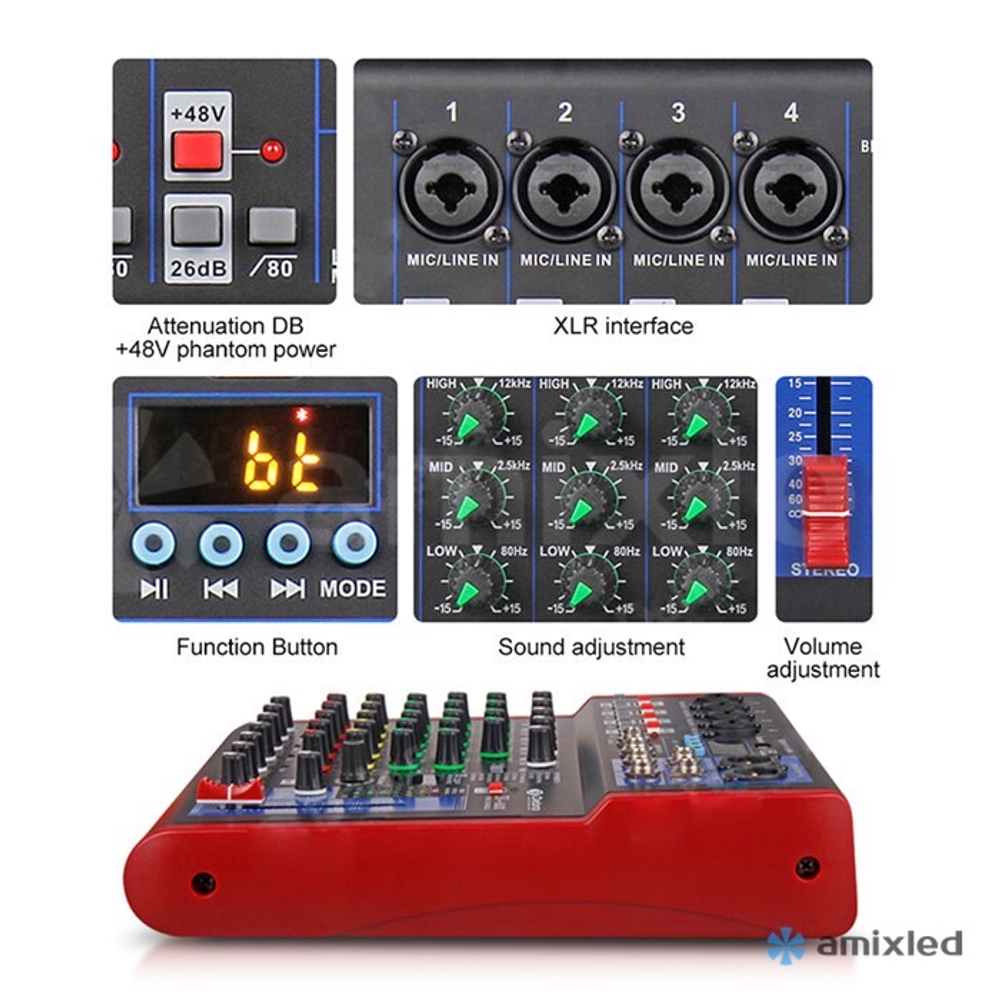 МИКШЕРНЫЙ ПУЛЬТ TG6