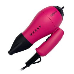Фен для волос Harizma WEENY, 1000 Вт, со складной ручкой, розовый (h10217)