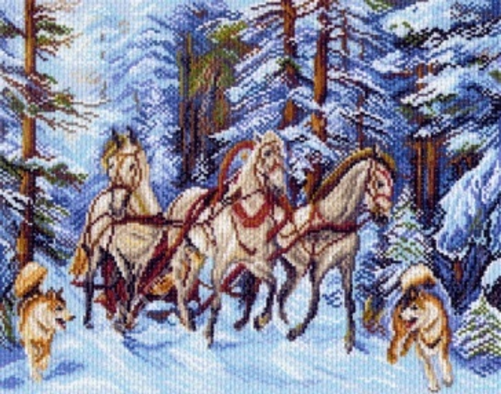 Мчится тройка