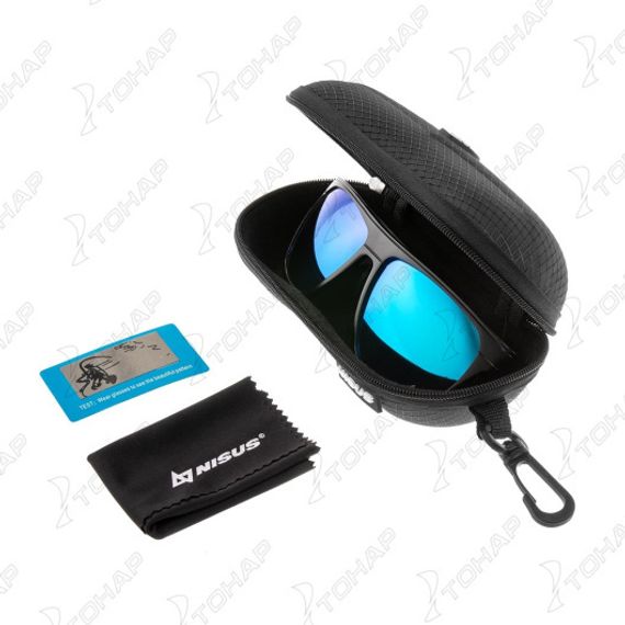 Очки поляризационные в жест.чехле (N-OP-LZ0310-B) Nisus