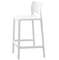 Полубарный стул Bakhita 66 см, белый