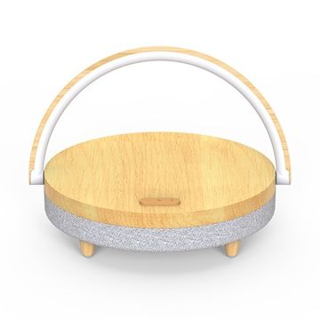 Музыкальная настольная лампа с беспроводной зарядкой Ezvalo