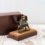 Кабинетная скульптура «Араб, отражающий атаку льва»