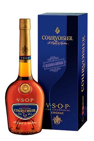 Курвуазье VSOP в тубе. Французский коньяк. 40%. 0,7 Л