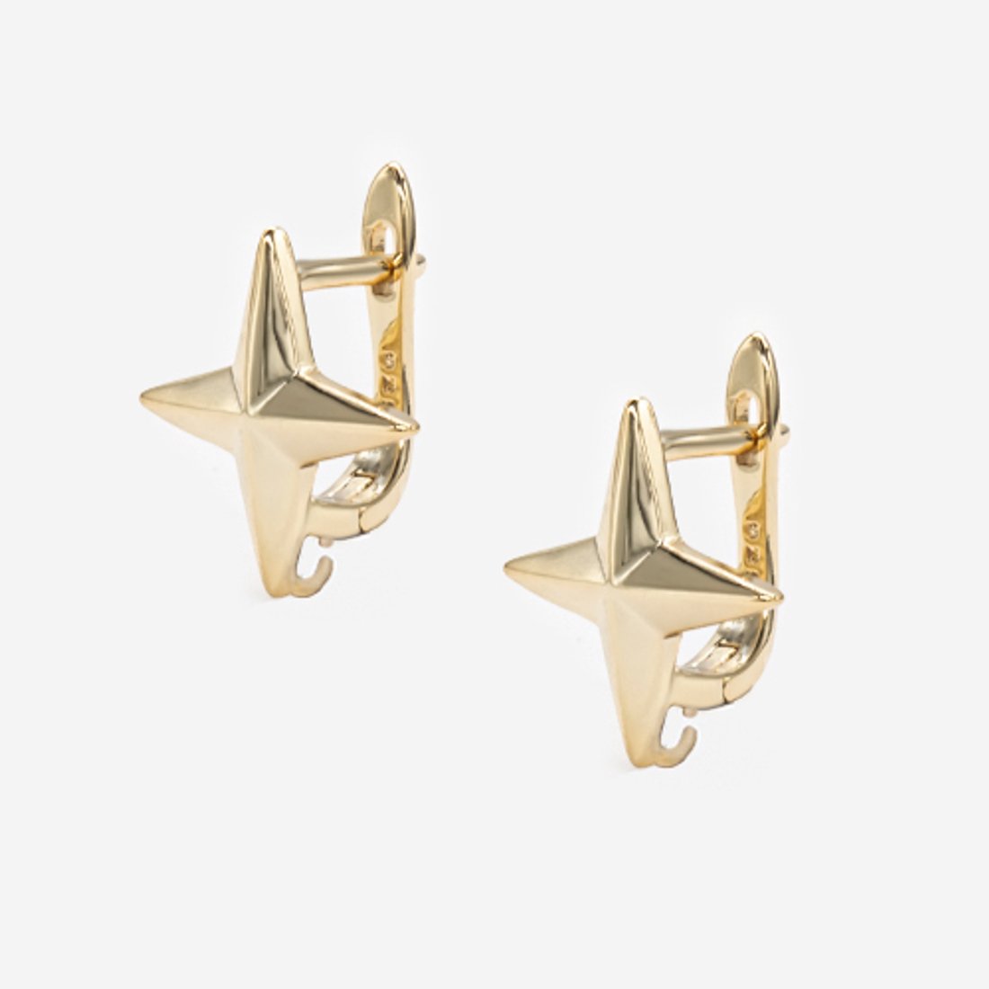 Швензы "Первая звезда" 16мм, позолота