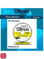 Монофильная леска для рыбалки ULTRON Fluo Winter