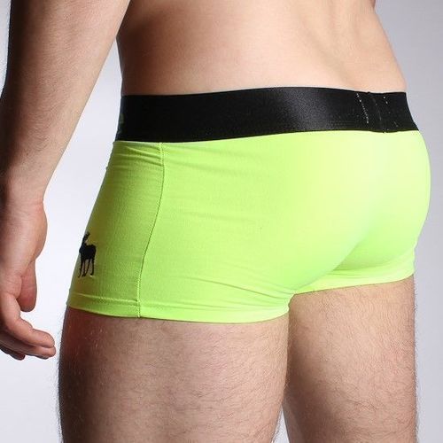 Мужские трусы боксеры салатовые Abercrombie&amp;Fitch Light Green Boxer