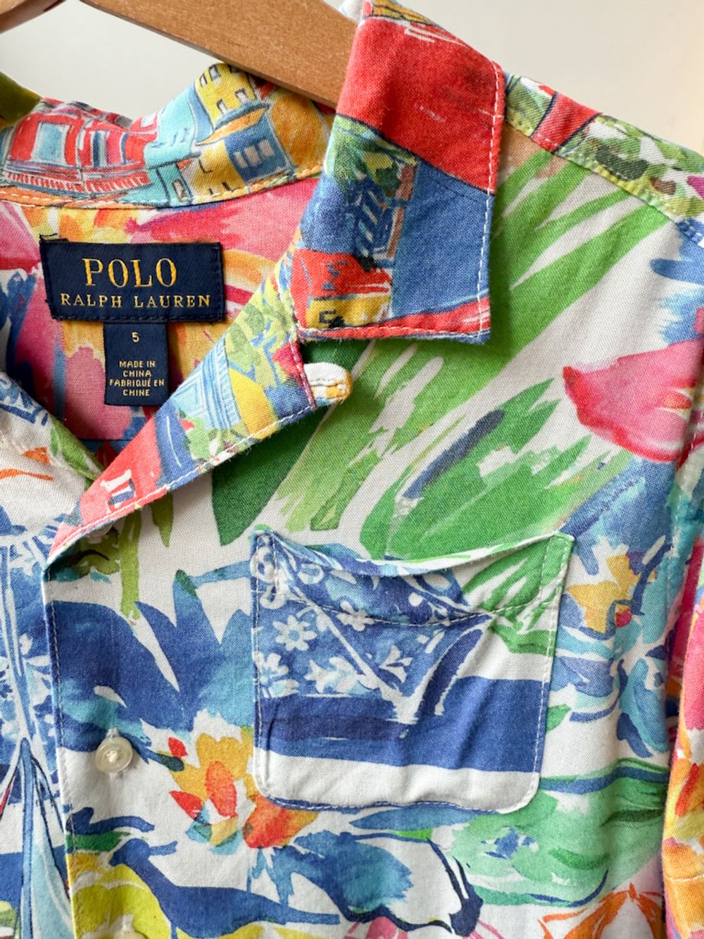 Рубашка из вискозы Polo Ralph Lauren, 110