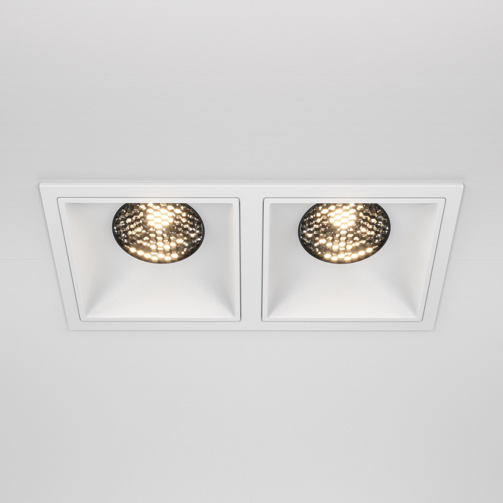 Встраиваемый светодиодный светильник Maytoni Alfa LED DL043-02-15W3K-SQ-W