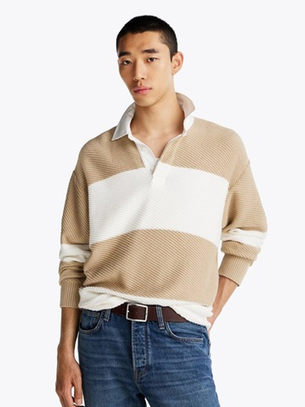 Свитер мужской TOMMY HILFIGER KNITTED STRIPED RUGB