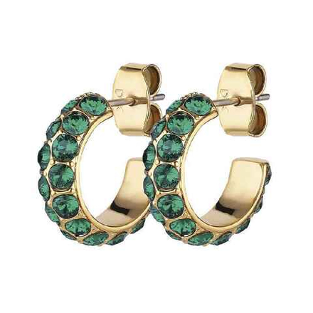 Серьги Dyrberg Kern HEIDI SG EMERALD GREEN 360023
