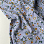 Фланель Снежная рябина на голубом