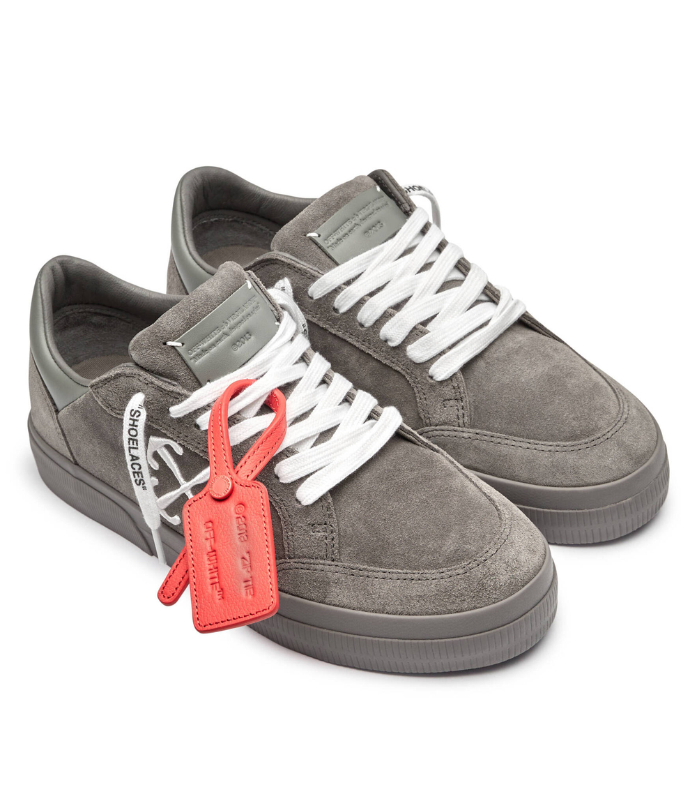 Кожаные кроссовки OFF-WHITE - серый(OMIA293F 24LEA002)