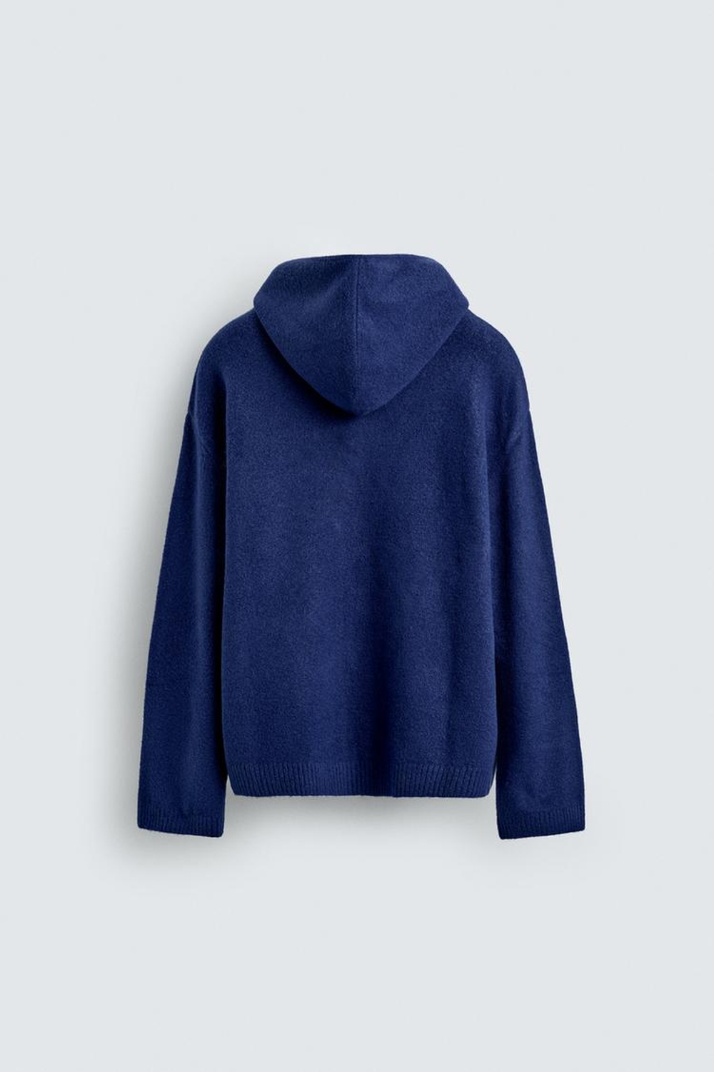 ZARA КАРДИГАН С КАПЮШОНОМ, ЯРКО-СИНИЙ