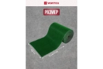 Коврик-дорожка Vortex ТРАВКА 0.90х15 м противоскользящий, зеленый