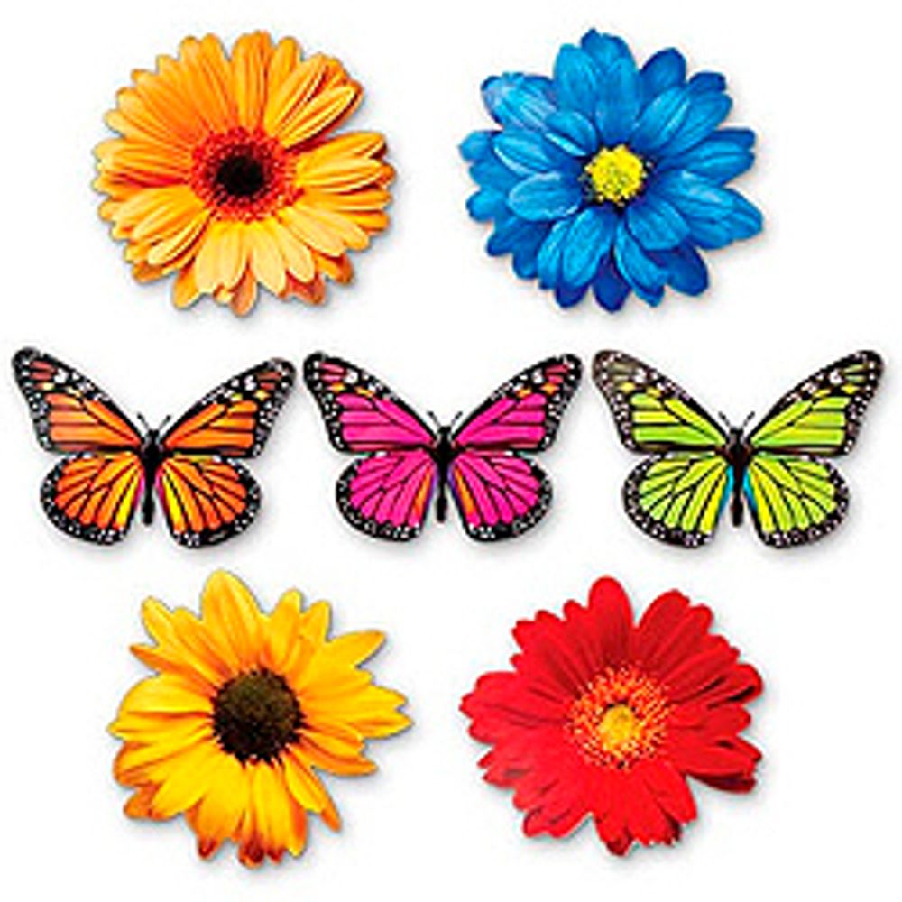 Баннер-комплект-Бабочки-Цветы-асс-12шт