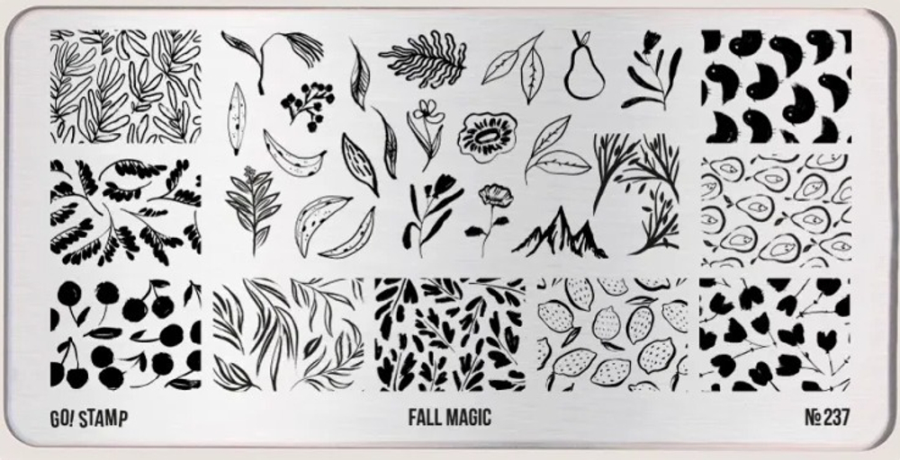 237 Fall Magic Пластина для стемпинга Go! Stamp