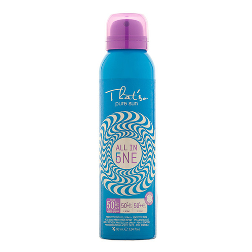 Универсальный солнцезащитный спрей SPF50/50+/50++ That'So All in One Buildable Sunscreen Spray 90мл