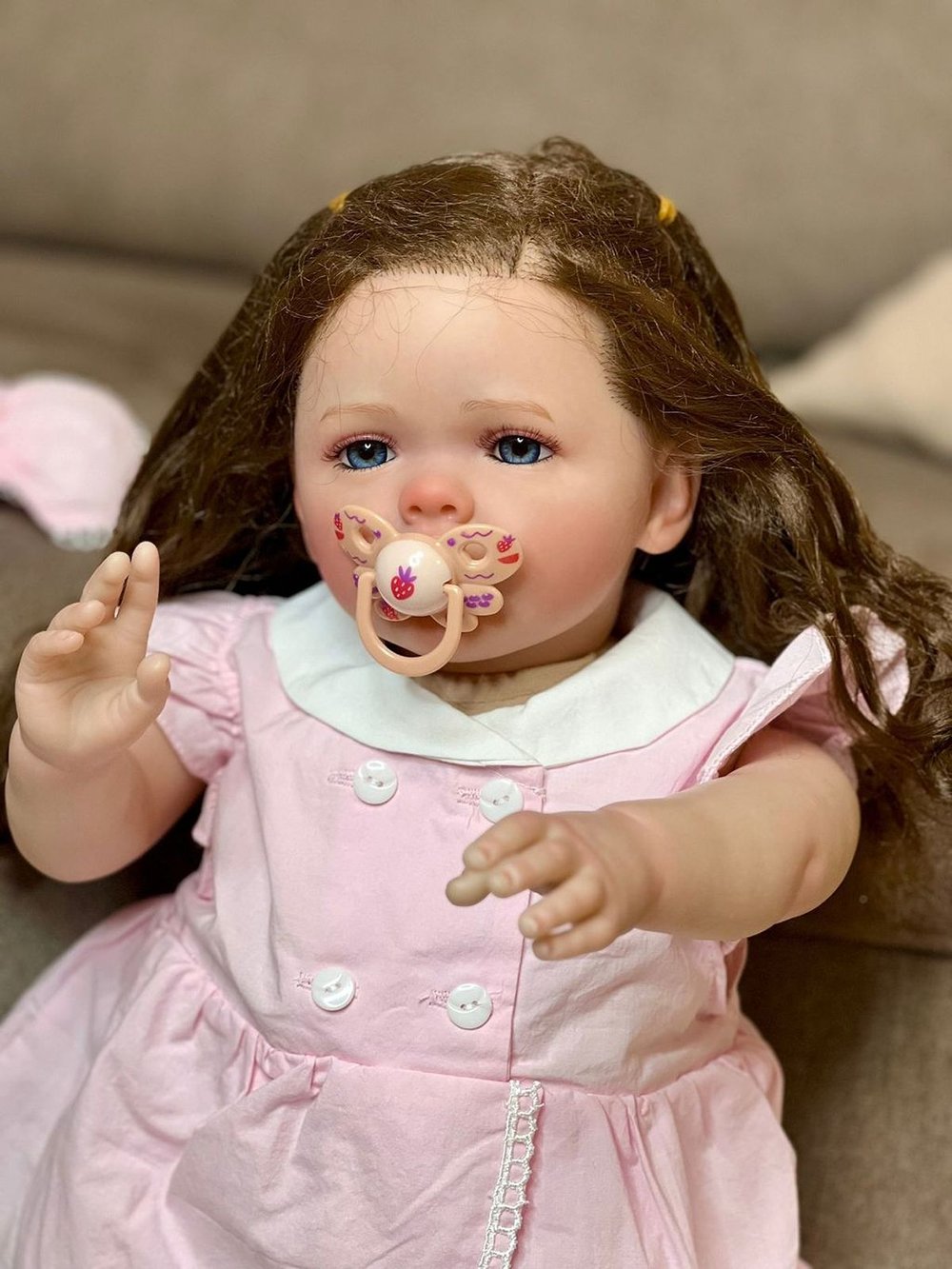 Кукла Реборн мягконабивная 60см в пакете (FA-334)