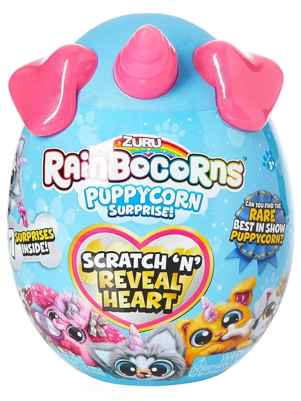 Игрушка сюрприз яйцо Rainbocorns Puppycorn Reveal Heart