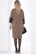 Платье "Кайла" (капучино/блэк) П8150 LT Collection