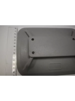 Площадка с крепежом на балон ПВХ лодки (серая) MT302