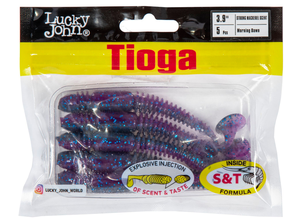 Виброхвосты съедоб. искусст. LJ Pro Series TIOGA 3.9in (10.00)/T91 5шт.