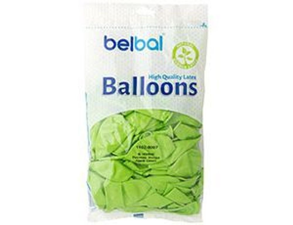 Шар (14"/36 см) Пастель Экстра Apple Green 008 50 шт.