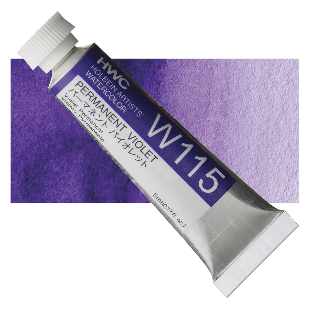 Акварель Holbein 5 мл. 115 [B] Permanent Violet