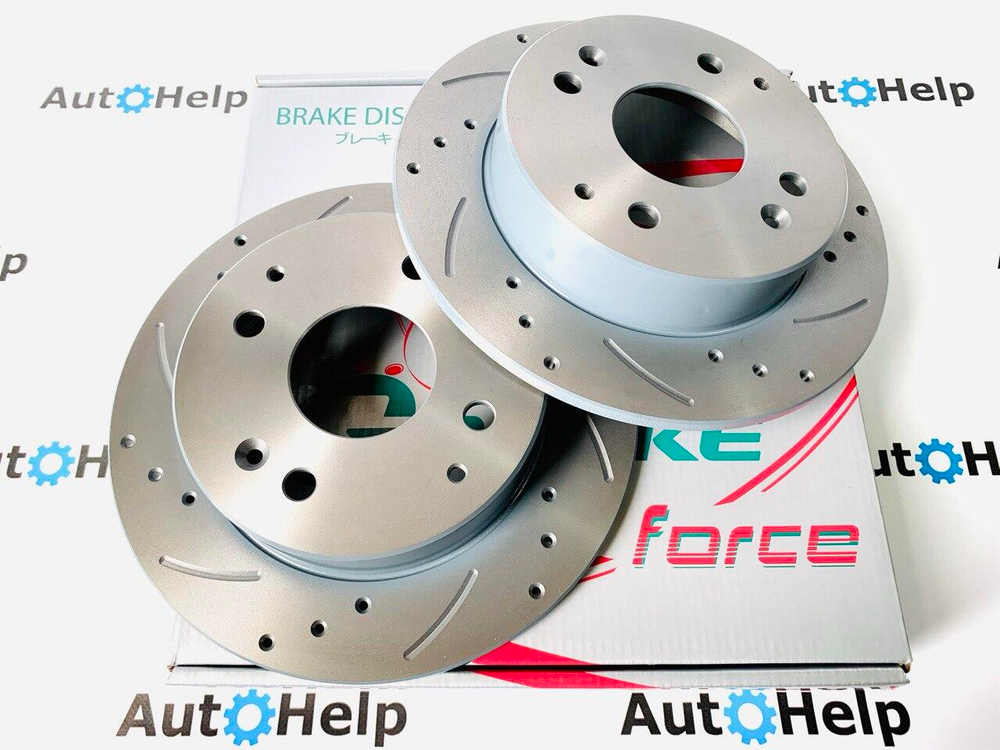 Диск тормозной перфорированный G-Brake GFR-01325R задний правый 259,4mm