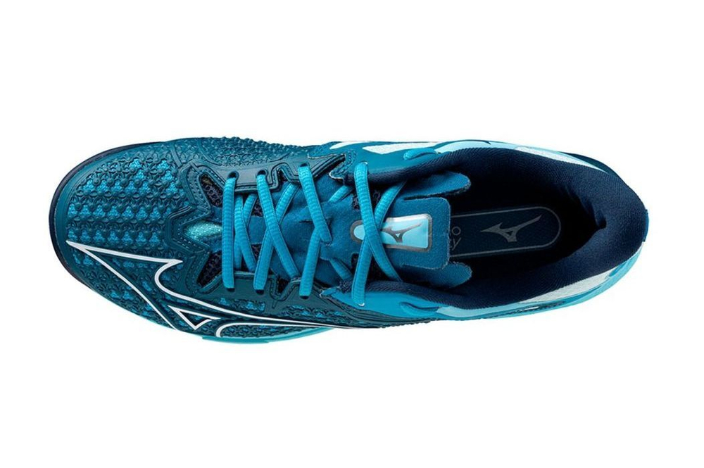 Мужские кроссовки теннисные Mizuno Wave Exceed Tour 6 CC - небесный