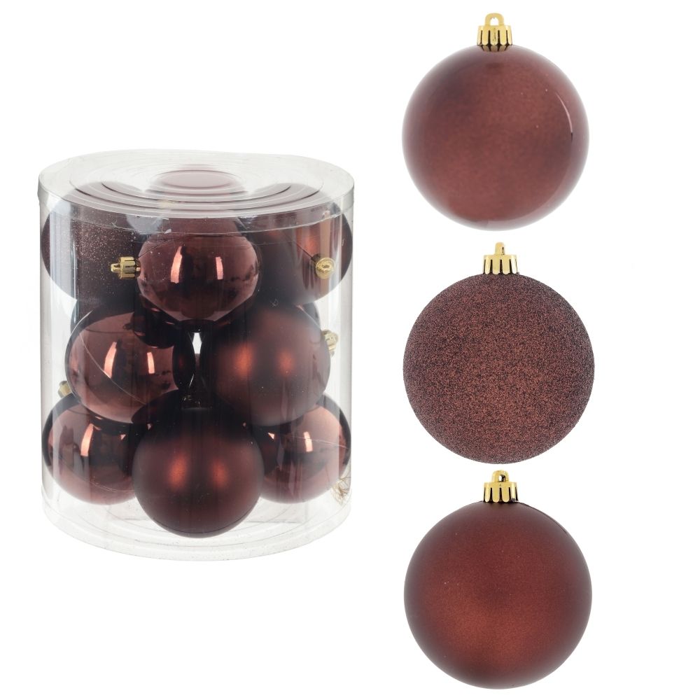 GAEM Набор из 12шт Украшение новогоднее "Шар", D8 см, L19 W19 H21 см