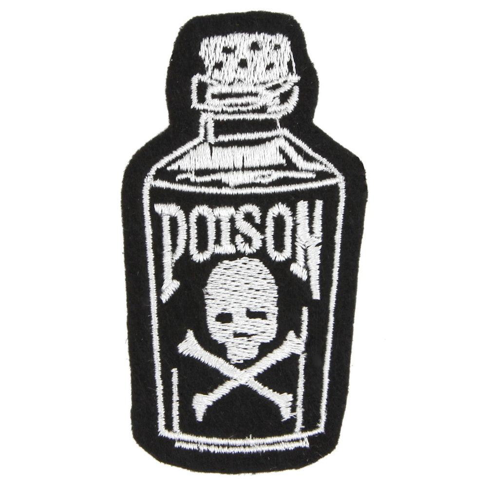 Нашивка с вышивкой группы Poison