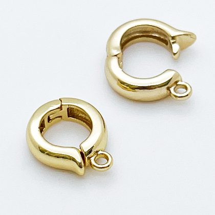 Бейл с замком, позолота, размер 15*3 мм, цена за 1 шт