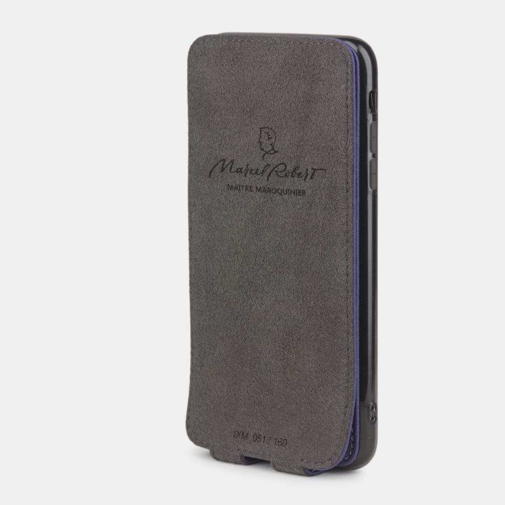 Чехол для iPhone XS Max из натуральной кожи теленка, цвета сирени