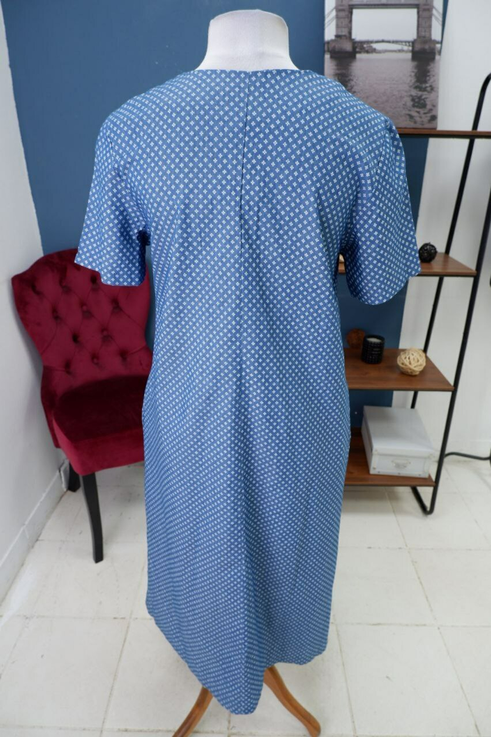 Платье Deniza макси с принтом 46 размер, новое