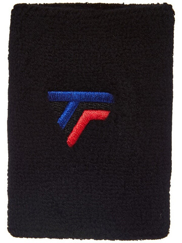 Напульсник теннисный Tecnifibre Wristband XL New Logo - черный