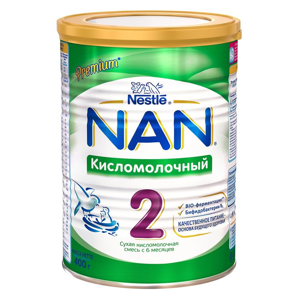 Смесь Nestle NAN 2 кисломолочный 400г с 6мес