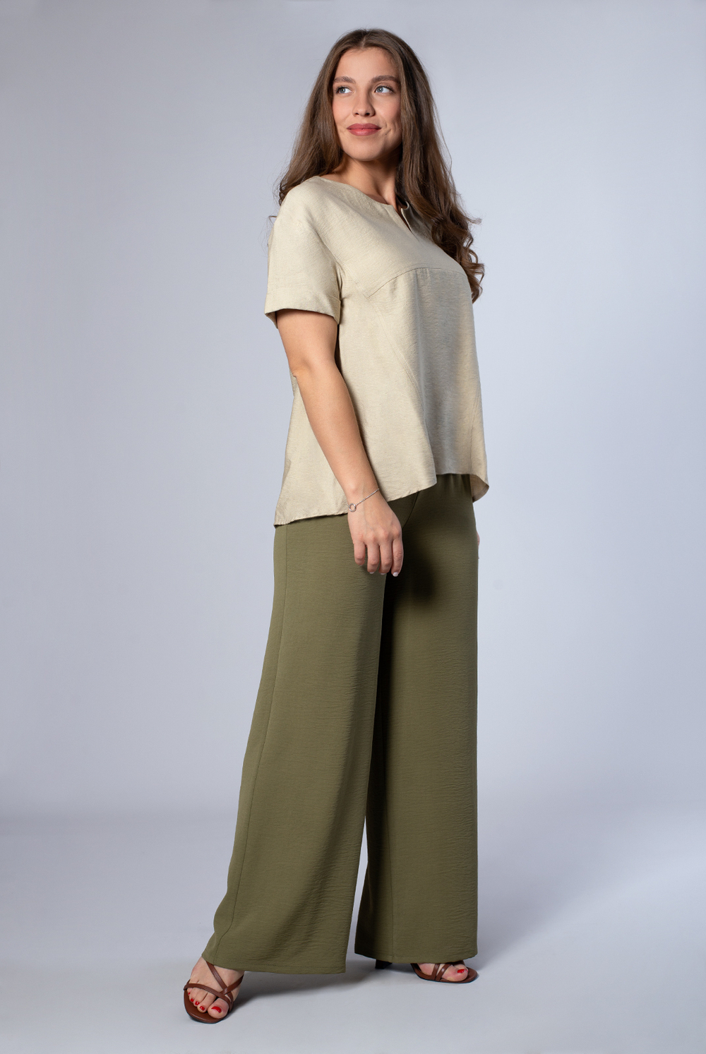 Брюки женские 3988ВП, спелая оливка #30СО023988ВП