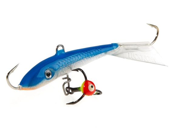 Балансир Lucky John FIN 4 с тр. 60мм/15H блистер