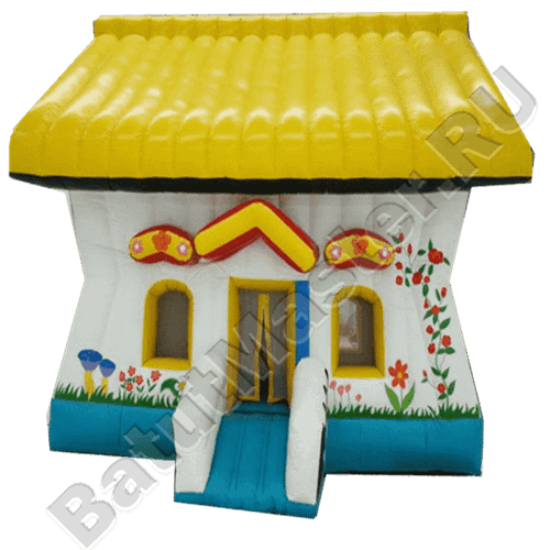 Коммерческий надувной батут "Пряничный домик"