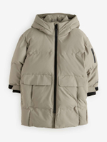 Пуховик непромокаемый для мальчика Next 414-149, Бежевый