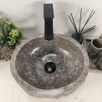 Раковина из мрамора Erozy Grey EM-64638 37*32*16 0191