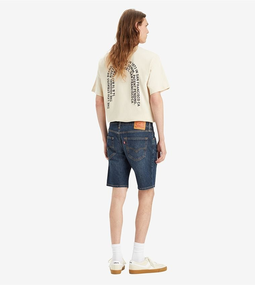 Шорты джинсовые мужские LEVI'S 412 SLIM SHORTS MED INDIGO - WORN IN
