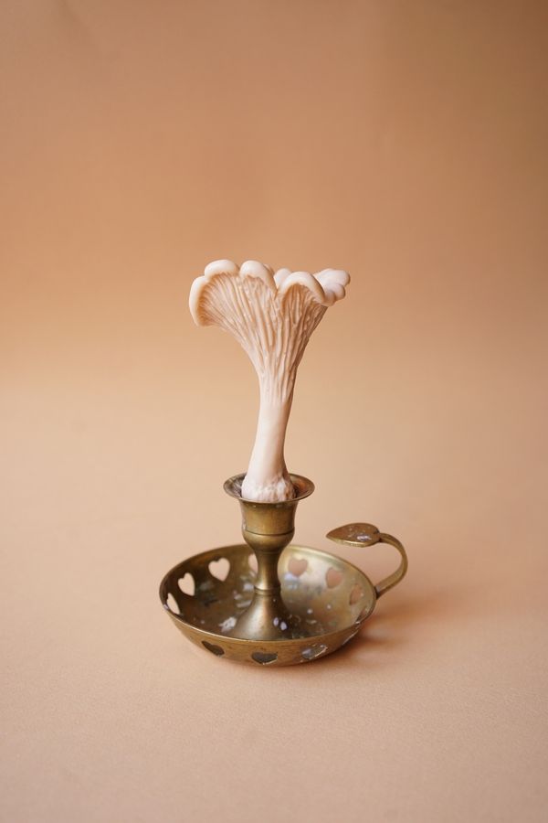 Свеча Гриб Лисичка Охра (Дымчатый уд) - фото 4