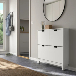 Обувница - IKEA STÄLL/STALL/СТЭЛЛ ИКЕА, 90х17 см, белый