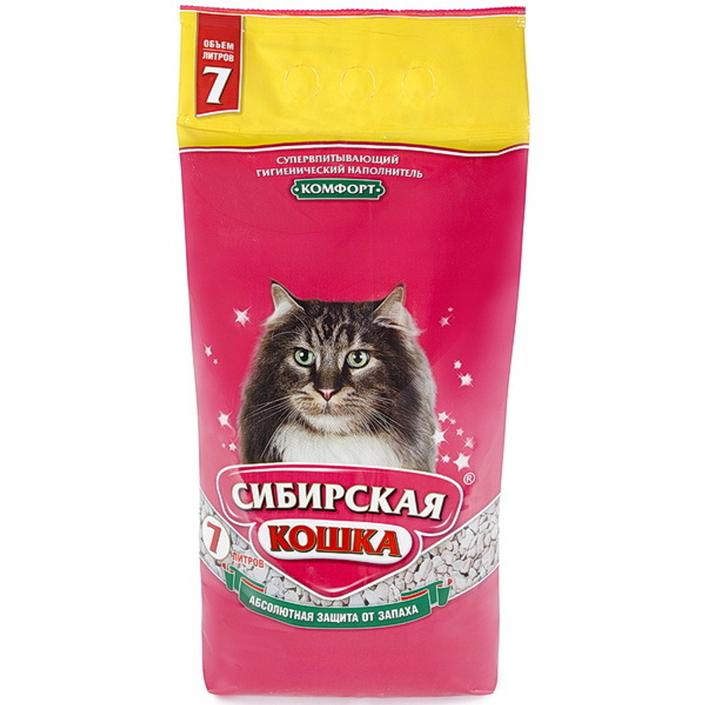 Сибирская Кошка Наполнитель Комфорт, 7л