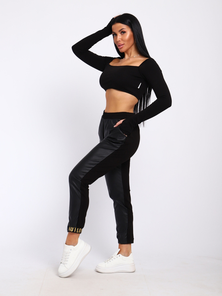 Брюки на манжете 2