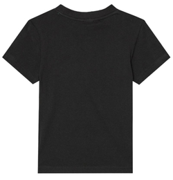 Детская теннисная футболка Lacoste Boys Plain Cotton Jersey T-shirt - Black