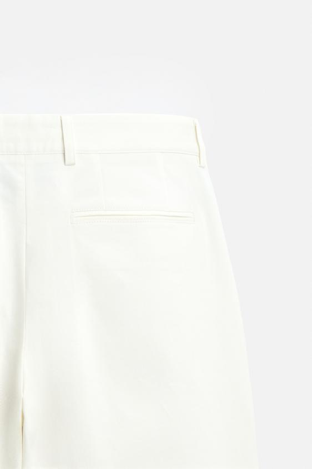 ZARA БРЮКИ ЧИНОС STRAIGHT-LEG, ЖЕЛТОВАТО-БЕЛЫЙ